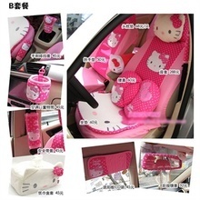 Hello Kitty 全套汽车装饰用品选购指南 从座椅到头枕的完整搭配方案